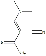 Acrylimidic  acid,  2-cyano-3-(dimethylamino)thio-  (7CI) Struktur