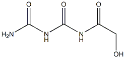 N(1)-glycolylbiuret Struktur