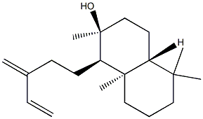 ent-8-hydroxylabda-13(16),14-diene Struktur