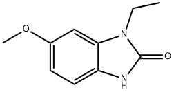 2H-Benzimidazol-2-one,1-ethyl-1,3-dihydro-6-methoxy-(9CI) Struktur