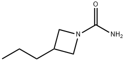 1-Azetidinecarboxamide,3-propyl-(7CI) Struktur