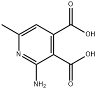 3,4-Pyridinedicarboxylicacid,2-amino-6-methyl-(7CI) Struktur