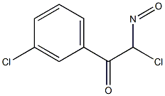 Acetophenone, 2,3-dichloro-2-nitroso- (7CI) Struktur