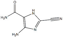 1H-Imidazole-4-carboxamide,5-amino-2-cyano-(9CI) Struktur