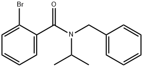 N-benzyl-2-bromo-N-(propan-2-yl)benzamide Struktur