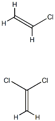 POLY(VINYLIDENE CHLORIDE-CO-VINYL CHLORIDE) Struktur