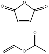 Acetic acid ethenyl ester, polymer with 2,5-furandione Acetic acid ethenyl ester,polymer with 2,5-furandione Struktur