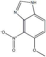 Benzimidazole,5-methoxy-4-nitro-(6CI,7CI) Struktur