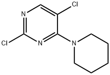 2,5-dichloro-4-(piperidin-1-yl)pyrimidine Struktur