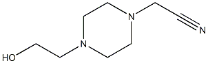 1-Piperazineacetonitrile,4-(2-hydroxyethyl)-(7CI,9CI) Struktur