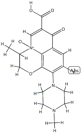 ofloxacin N-oxide Struktur