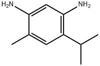 1,3-Benzenediamine,4-methyl-6-(1-methylethyl)-(9CI) Struktur