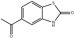 2(3H)-Benzothiazolone,5-acetyl-(9CI) Struktur