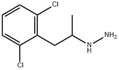 (1-(2,6-dichlorophenyl)propan-2-yl)hydrazine Struktur