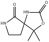 3-Oxa-1,7-diazaspiro[4.4]nonane-2,6-dione,4,4-dimethyl-(7CI) Struktur