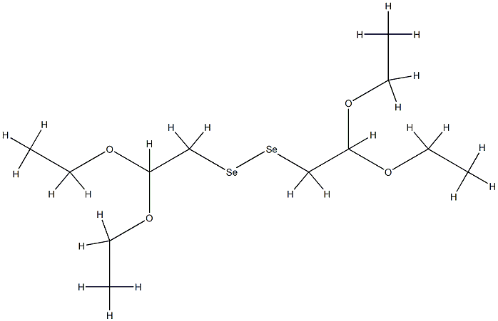 2-(2,2-diethoxyethylselanylselanyl)-1,1-diethoxy-ethane Struktur