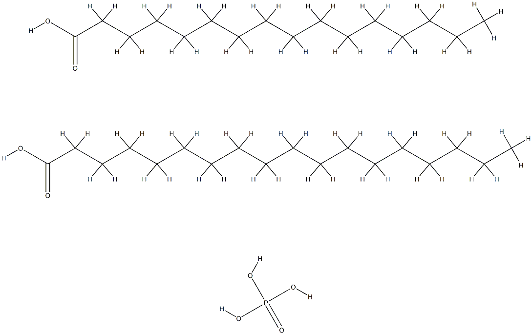 Phosphoric acid, mono- and di-C16-18-alkyl esters Struktur