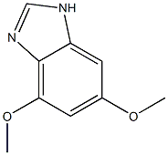 1H-Benzimidazole,4,6-dimethoxy-(9CI) Struktur