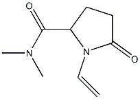 2-Pyrrolidinecarboxamide,N,N-dimethyl-5-oxo-1-vinyl-(7CI) Struktur