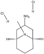 9-Azabicyclo[3.3.1]nonan-3-aMine, 9-Methyl-, hydrochloride (1:2) Struktur