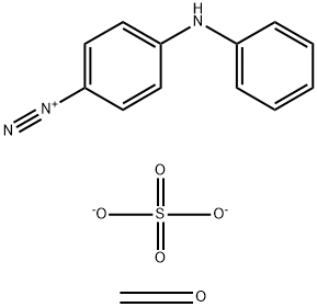 4-Diazodiphenylaminesulfate/Formaldehyde copolymer Struktur