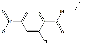 2-chloro-4-nitro-N-propylbenzamide Struktur