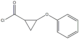 Cyclopropanecarbonyl chloride, 2-phenoxy- (6CI,7CI) Struktur