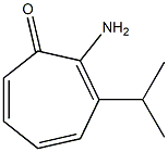 2,4,6-Cycloheptatrien-1-one,2-amino-3-isopropyl-(6CI,7CI) Struktur