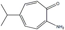 2,4,6-Cycloheptatrien-1-one,2-amino-5-isopropyl-(6CI,7CI) Struktur