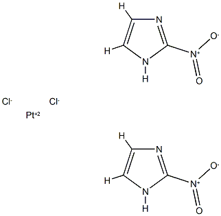 dichlorobis(azomycin)platinum II Struktur