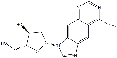 2'-deoxy-lin-benzoadenosine Struktur