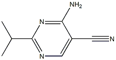 5-Pyrimidinecarbonitrile,4-amino-2-isopropyl-(7CI) Struktur