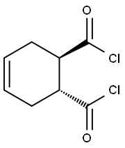 4-Cyclohexene-1,2-dicarbonyl dichloride, trans- (9CI) Struktur