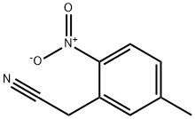 2-(5-methyl-2-nitrophenyl)acetonitrile Struktur