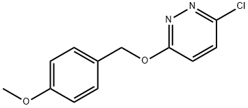 3-chloro-6-[(4-methoxyphenyl)methoxy]pyridazine Struktur