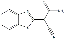 2-Benzothiazoleacetamide,alpha-cyano-(9CI) Struktur