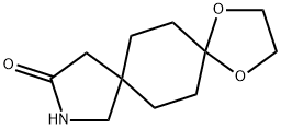 1,4-dioxa-10-azadispiro[4.2.4.2]tetradecan-11-one Struktur