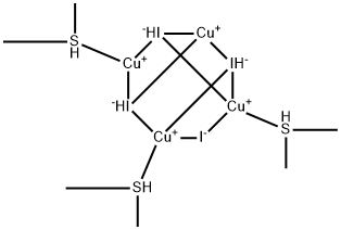 Copper iodide dimethyl sulfide complex Struktur