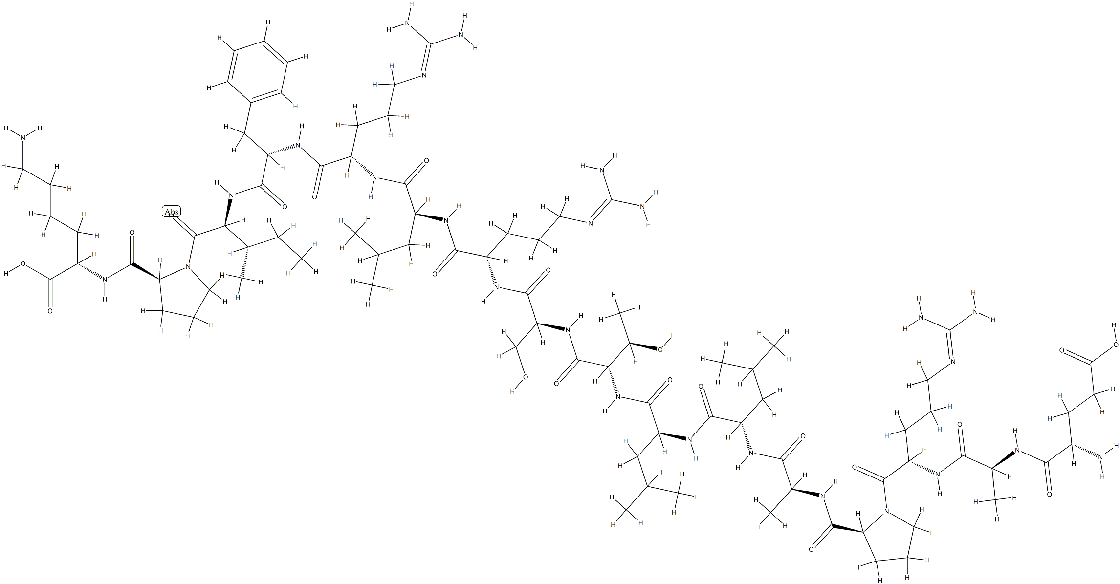 Tertomotide Struktur