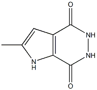 1H-Pyrrolo[2,3-d]pyridazine-4,7-dione,5,6-dihydro-2-methyl-(9CI) Struktur