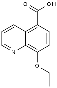 5-Quinolinecarboxylicacid,8-ethoxy-(7CI) Struktur