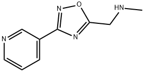 methyl({[3-(pyridin-3-yl)-1,2,4-oxadiazol-5-yl]methyl})amine Struktur