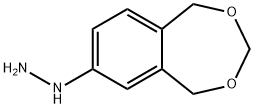 1,5-dihydro-2,4-benzodioxepin-7-ylhydrazine(SALTDATA: 1.3HCl) Struktur