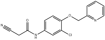 N-(3-chloro-4-(pyridin-2-ylmethoxy)phenyl)-2- Struktur