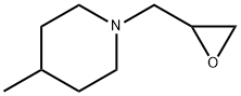 4-methyl-1-(oxiran-2-ylmethyl)piperidine Struktur