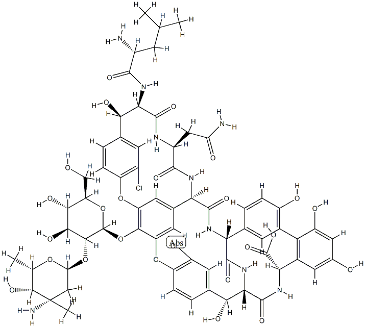 NORVANCOMYCIN Struktur