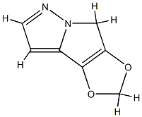 4H-1,3-Dioxolo[3,4]pyrrolo[1,2-b]pyrazole Struktur