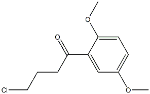 4-CHLORO-2'',5''-DIMETHOXYBUTYROPHENONE Struktur