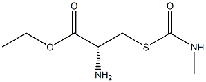 S-(N-methylcarbamate) cysteine ethyl ester Struktur