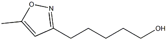 3-Isoxazolepentanol,5-methyl-(9CI) Struktur